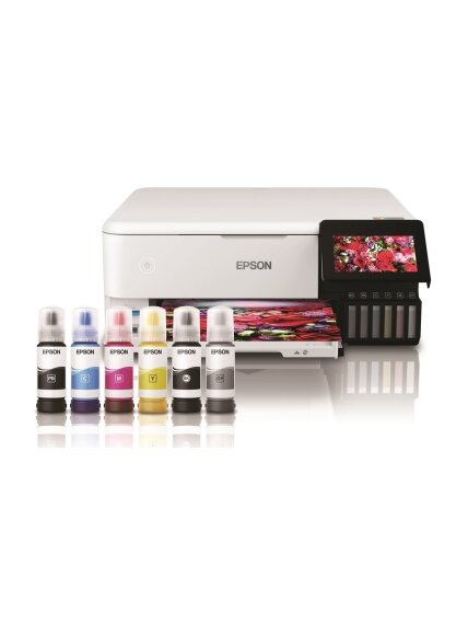 Epson | Wireless Photo Printer | EcoTank L8160 | Inkjet | Colour | Inkjet Multifunctional Printer | A4 | Wi-Fi | Grey 4 Epson | Wireless Photo Printer | EcoTank L8160 | Inkjet | Colour | Inkjet Multifunctional Printer | A4 | Wi-Fi | Grey 4