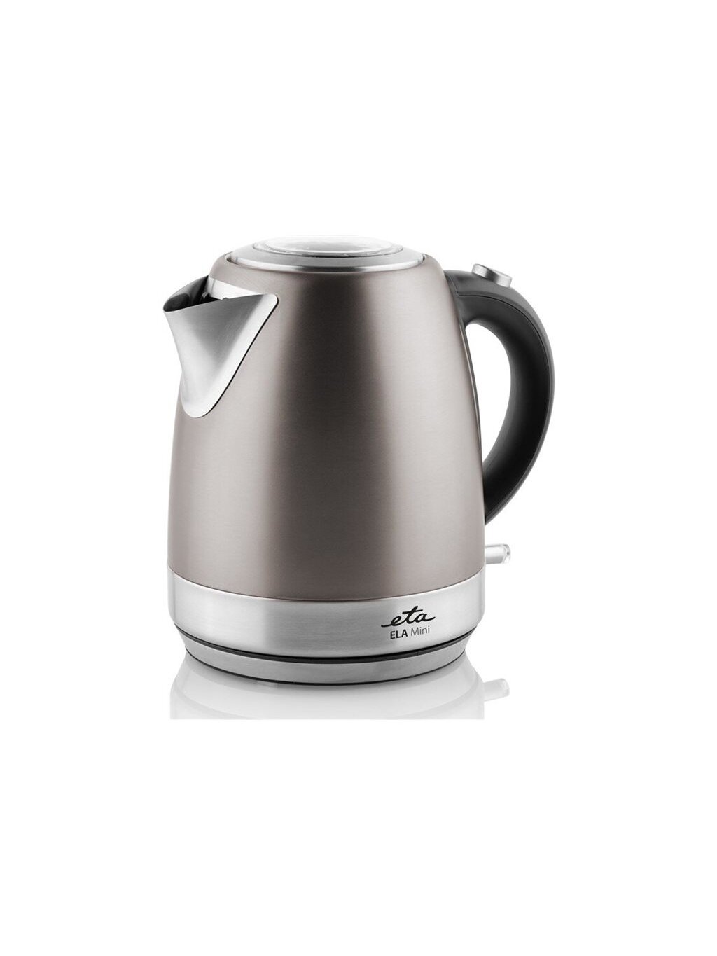 ETA | Kettle | Ela mini ETA859990040 | Standard | 2100 W | 1.2 L | Stainless steel | 360° rotational base | Grey