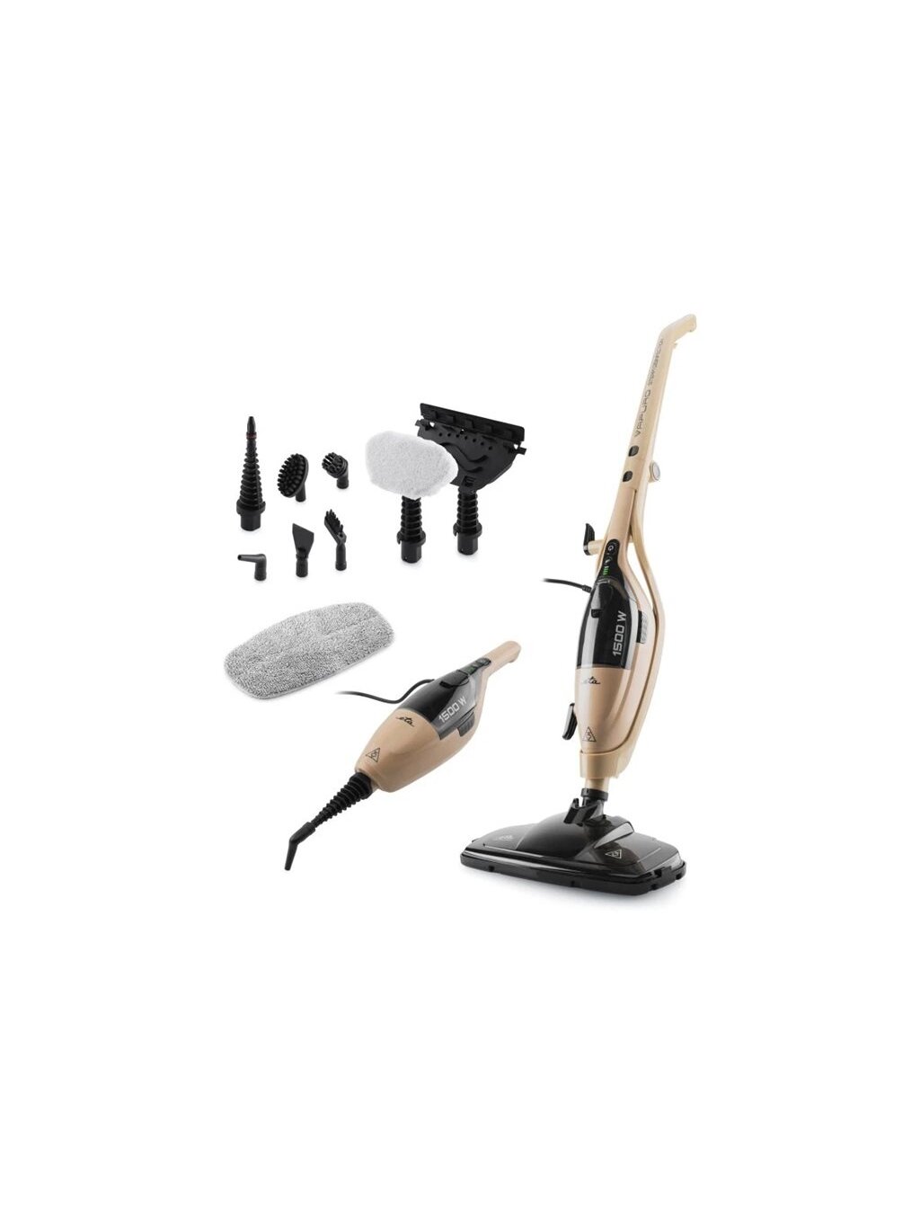 ETA Steam cleaner | Vapuro ETA226190000 | Power 1500 W | Steam pressure 2 bar | Water tank capacity 0.35 L | Brown 2 ETA Steam cleaner | Vapuro ETA226190000 | Power 1500 W | Steam pressure 2 bar | Water tank capacity 0.35 L | Brown 2