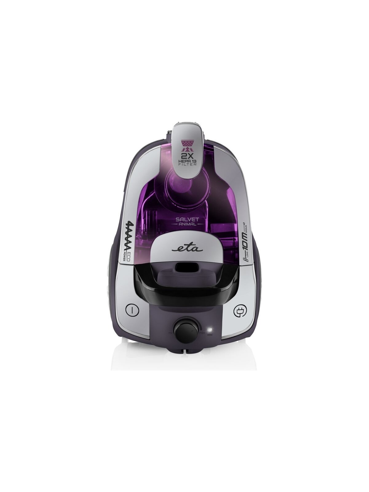 ETA | Vacuum cleaners | Salvet Animal ETA151390000 | Bagless | Power 700 W | Dust capacity 2.2 L | Purple 1 ETA | Vacuum cleaners | Salvet Animal ETA151390000 | Bagless | Power 700 W | Dust capacity 2.2 L | Purple 1