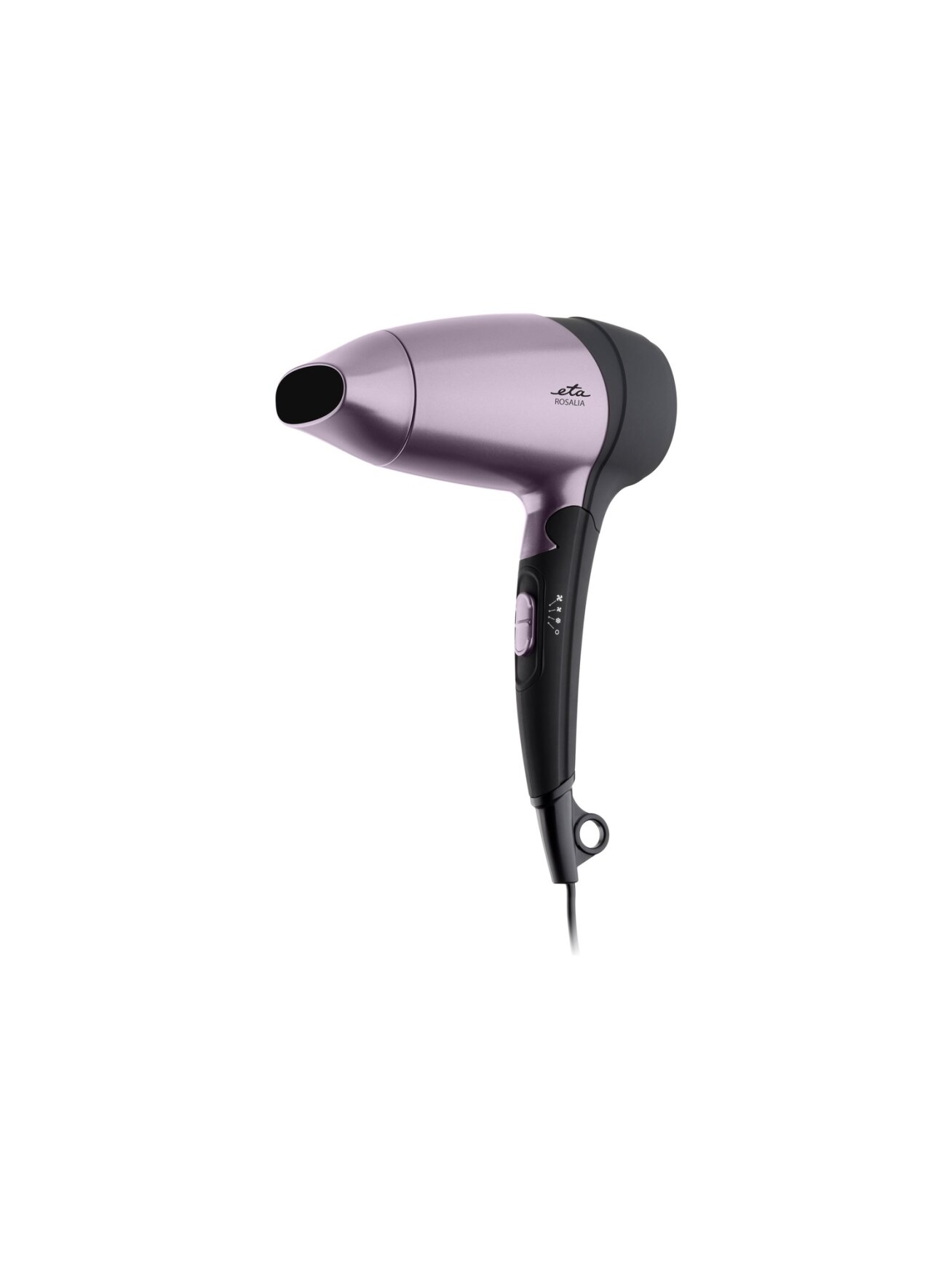 ETA | Hair Dryer | ETA632090000 Rosalia | 1200 W | Number of temperature settings 3 | Black/Purple ETA | Hair Dryer | ETA632090000 Rosalia | 1200 W | Number of temperature settings 3 | Black/Purple