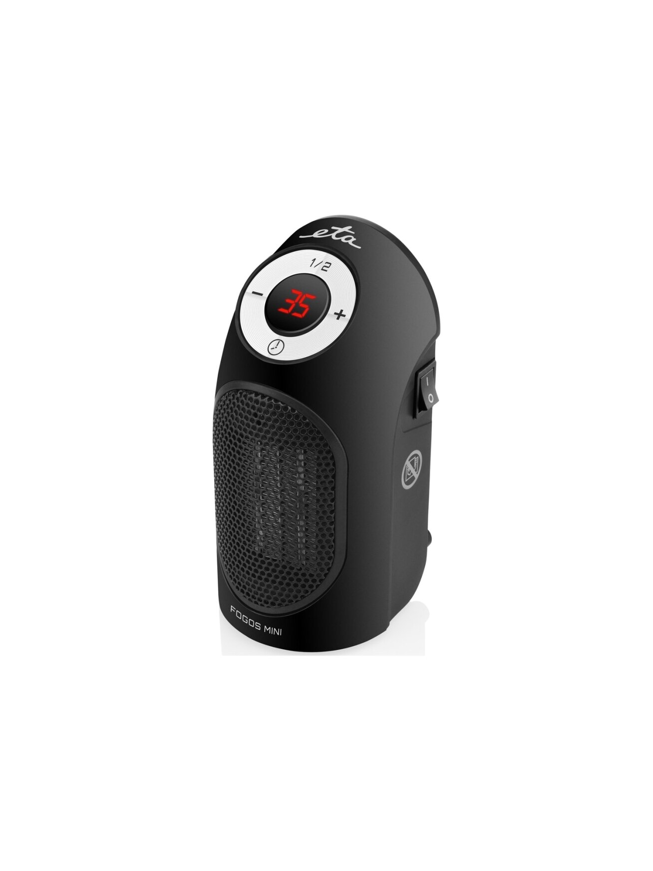 ETA | Heater | ETA162390000 Fogos mini | Fan heater | 400 W | Suitable for rooms up to 8 m² | Black | N/A ETA | Heater | ETA162390000 Fogos mini | Fan heater | 400 W | Suitable for rooms up to 8 m² | Black | N/A