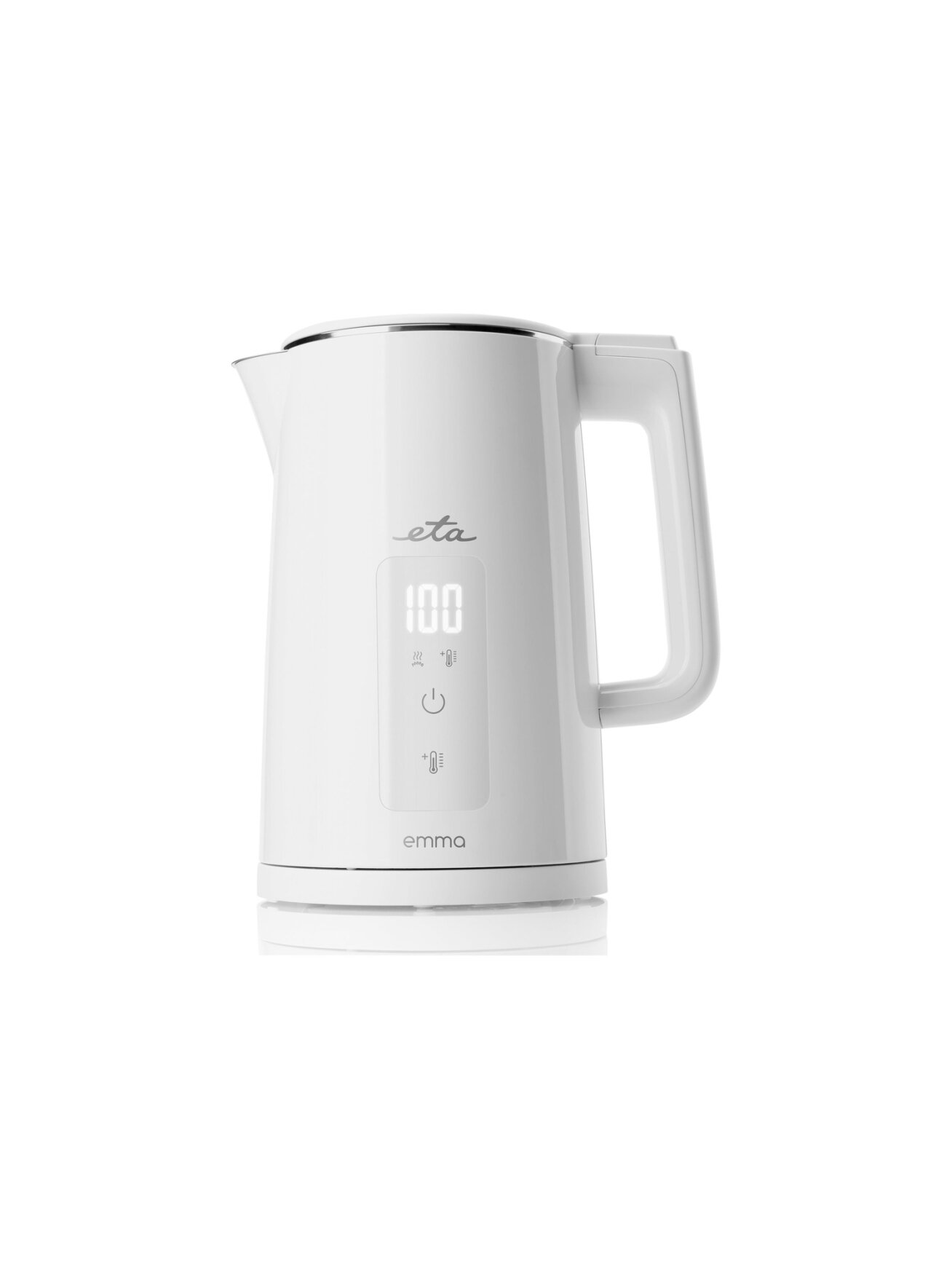 ETA | Kettle | ETA559590010 Emma | Electric | 2200 W | 1.5 L | Stainless steel | 360° rotational base | White ETA | Kettle | ETA559590010 Emma | Electric | 2200 W | 1.5 L | Stainless steel | 360° rotational base | White