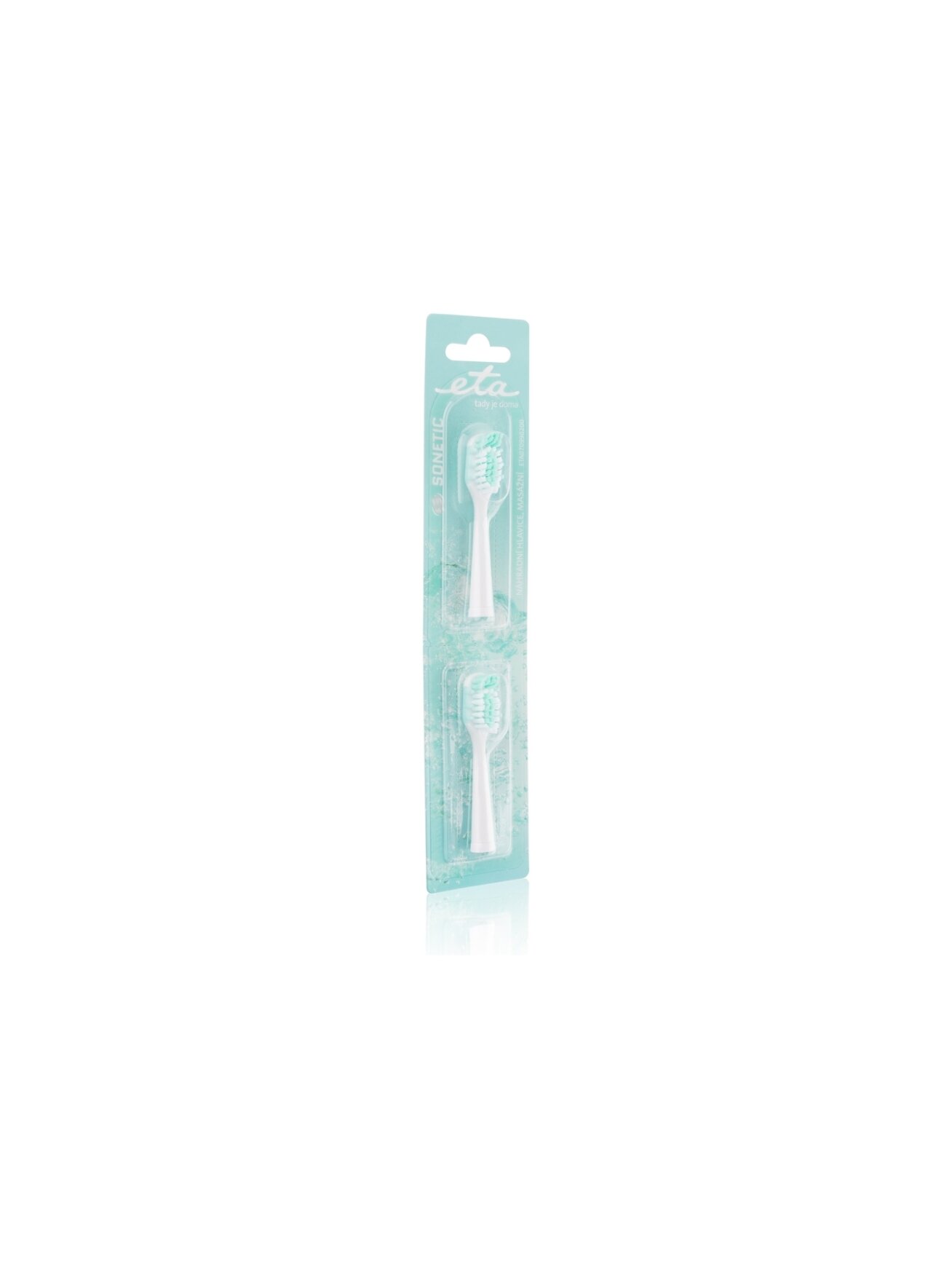 ETA | Toothbrush replacement  for ETA0709 | Heads | For adults | Number of brush heads included 2 | Number of teeth brushing modes Does not apply | White