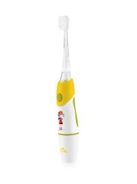 ETA Toothbrush | Sonetic ETA071090050 | Battery operated | For kids | Number of brush heads included 2 | Number of teeth brushing modes 1 | Yellow/White 2