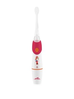 ETA Toothbrush | Sonetic ETA071090030 | Battery operated | For kids | Number of brush heads included 2 | Number of teeth brushing modes 1 | Red/White 1