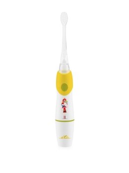 ETA Toothbrush | Sonetic ETA071090050 | Battery operated | For kids | Number of brush heads included 2 | Number of teeth brushing modes 1 | Yellow/White 1 ETA Toothbrush | Sonetic ETA071090050 | Battery operated | For kids | Number of brush heads included 2 | Number of teeth brushing modes 1 | Yellow/White 1