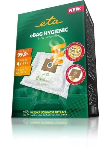 ETA | Vacuum cleaner bags Hygienic | ETA960068010 ETA | Vacuum cleaner bags Hygienic | ETA960068010