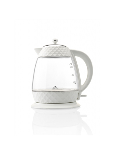 ETA | Crystal Kettle | ETA315490010 | Electric | 2200 W | 1.7 L | Glass | 360° rotational base | Glass/White ETA | Crystal Kettle | ETA315490010 | Electric | 2200 W | 1.7 L | Glass | 360° rotational base | Glass/White
