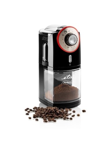 ETA | Grinder | Perfetto ETA006890000 | 100 W | Coffee beans capacity 200 g | Lid safety switch | Number of cups Up to 14 pc(s) | Black ETA | Grinder | Perfetto ETA006890000 | 100 W | Coffee beans capacity 200 g | Lid safety switch | Number of cups Up to 14 pc(s) | Black