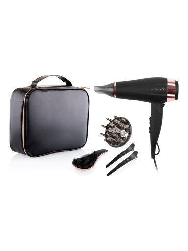 ETA | Hair Care Gift Set | ETA732090020 Fenité | 2200 W | Number of temperature settings 3 | Ionic function | Diffuser nozzle | Black Edition