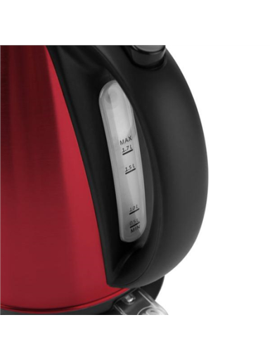 ETA | Kettle | 359090010 | Standard | 2200 W | 1.7 L | Stainless steel | 360° rotational base | Red