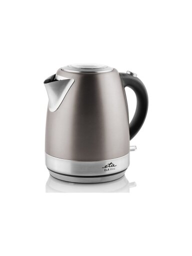 ETA | Kettle | Ela mini ETA859990040 | Standard | 2100 W | 1.2 L | Stainless steel | 360° rotational base | Grey
