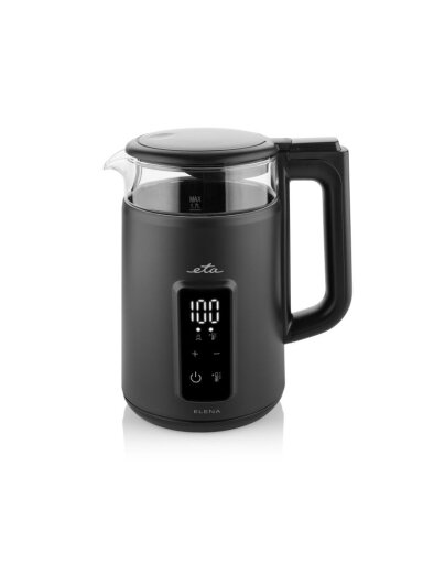 ETA Kettle | Elena ETA959590000 | Electric | 2200 W | 1.7 L | Plastic | 360° rotational base | Black ETA Kettle | Elena ETA959590000 | Electric | 2200 W | 1.7 L | Plastic | 360° rotational base | Black