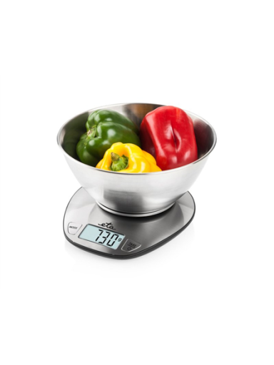 ETA | Kitchen scale | ETA677890000 Dori | Maximum weight (capacity) 5 kg | Graduation 1 g | Display type LCD | Stainless steel ETA | Kitchen scale | ETA677890000 Dori | Maximum weight (capacity) 5 kg | Graduation 1 g | Display type LCD | Stainless steel