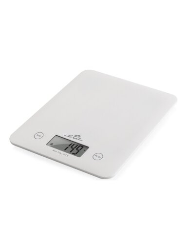 ETA | Kitchen scales | Lori ETA277790000 | Maximum weight (capacity) 5 kg | Graduation 1 g | Display type LCD | White ETA | Kitchen scales | Lori ETA277790000 | Maximum weight (capacity) 5 kg | Graduation 1 g | Display type LCD | White