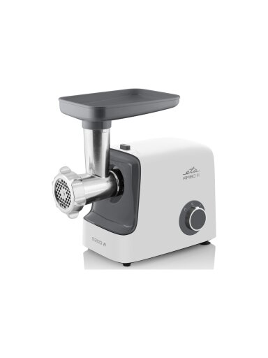ETA | Meat mincer | ETA507590000 | White | 2200 W | Throughput (kg/min) 2.3 ETA | Meat mincer | ETA507590000 | White | 2200 W | Throughput (kg/min) 2.3