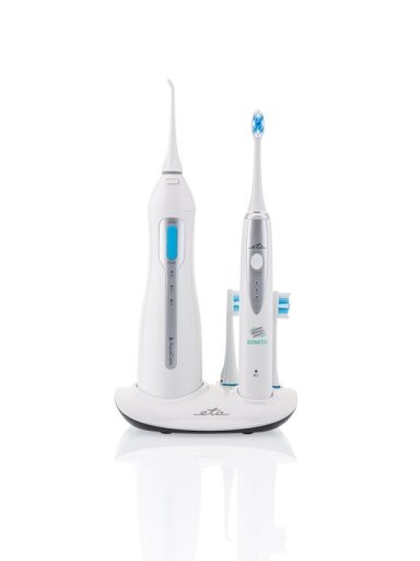 ETA | Oral care centre  (sonic toothbrush+oral irrigator) | ETA 2707 90000 | Rechargeable | For adults | Number of brush heads included 3 | Number of teeth brushing modes 3 | Sonic technology | White