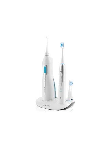 ETA | Oral care centre  (sonic toothbrush+oral irrigator) | ETA 2707 90000 | Rechargeable | For adults | Number of brush heads included 3 | Number of teeth brushing modes 3 | Sonic technology | White