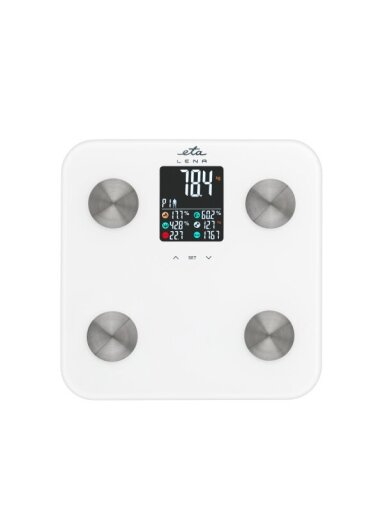 ETA Personal Scale | ETA378190000 Lena | Maximum weight (capacity) 180 kg | Accuracy 100 g | Body Mass Index (BMI) measuring | White