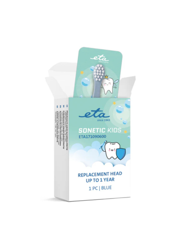 ETA Sonetic Kids 171090600 | Heads | For kids | Number of brush heads included 1 | Blue