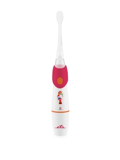 ETA Toothbrush | Sonetic ETA071090030 | Battery operated | For kids | Number of brush heads included 2 | Number of teeth brushing modes 1 | Red/White ETA Toothbrush | Sonetic ETA071090030 | Battery operated | For kids | Number of brush heads included 2 | Number of teeth brushing modes 1 | Red/White