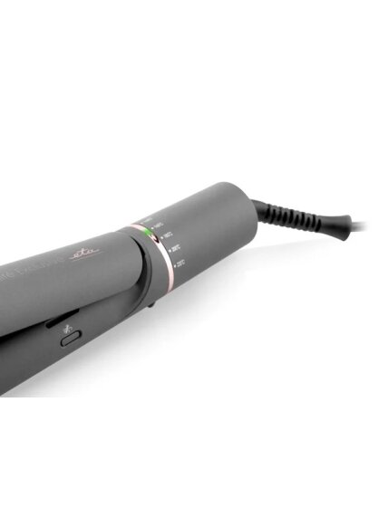 ETA Hair Straightener and Curler | ETA132390000 Fenité Exclusive 2-in-1 | Ceramic heating system | Temperature (min) 140 °C | Temperature (max) 200 °C | Number of heating levels 5 | 1700 W | Grey/Pink 5 ETA Hair Straightener and Curler | ETA132390000 Fenité Exclusive 2-in-1 | Ceramic heating system | Temperature (min) 140 °C | Temperature (max) 200 °C | Number of heating levels 5 | 1700 W | Grey/Pink 5