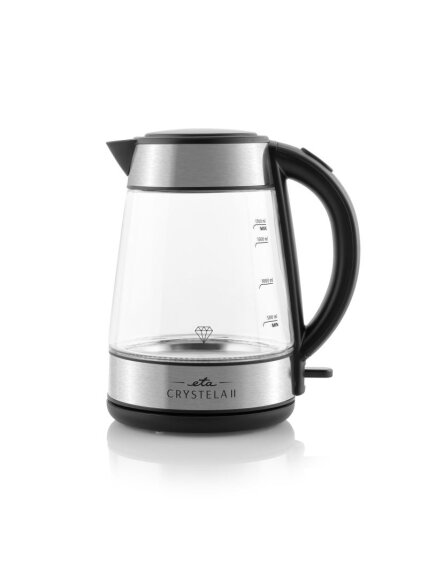 ETA Kettle | Crystela II 1154 90000 | 2200 W | Electric | 1.7 L | Glass | 360° rotational base | Glass 1