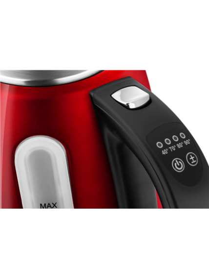ETA | Kettle | Ela Digi ETA959890010 | Electric | 2200 W | 1.7 L | Stainless steel | 360° rotational base | Red 2