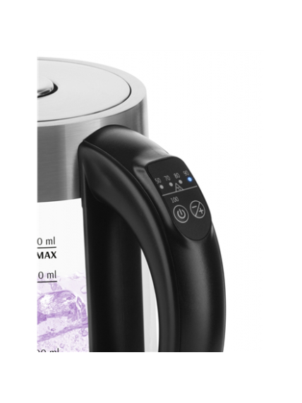ETA Kettle | ETA515490000 CRYSTELA DIGI II | Electric | 2200 W | 1.7 L | Glass | 360° rotational base | Glass 2 ETA Kettle | ETA515490000 CRYSTELA DIGI II | Electric | 2200 W | 1.7 L | Glass | 360° rotational base | Glass 2