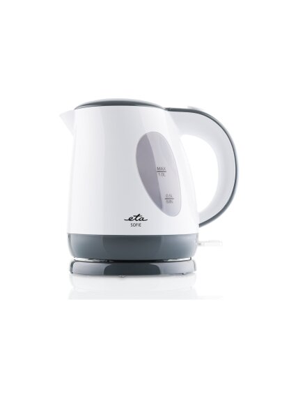 ETA Kettle | ETA560490000 SOFIE | Electric | 2200 W | 1 L | Plastic | 360° rotational base | White ETA Kettle | ETA560490000 SOFIE | Electric | 2200 W | 1 L | Plastic | 360° rotational base | White