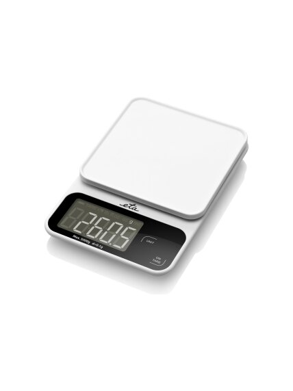 ETA Kitchen Scale | Popi 677090000 | Maximum weight (capacity) 5 kg | Graduation 1 g | Display type LCD | White