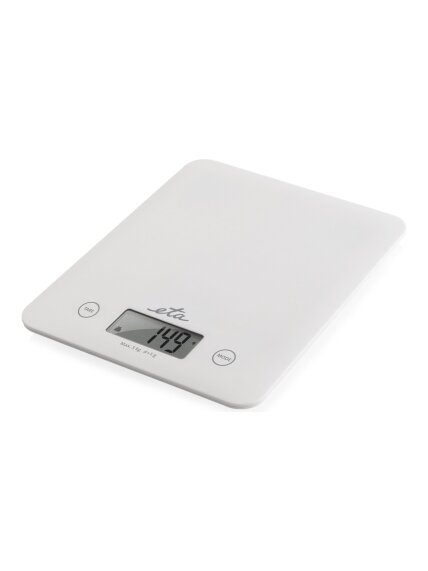 ETA | Kitchen scales | Lori ETA277790000 | Maximum weight (capacity) 5 kg | Graduation 1 g | Display type LCD | White ETA | Kitchen scales | Lori ETA277790000 | Maximum weight (capacity) 5 kg | Graduation 1 g | Display type LCD | White
