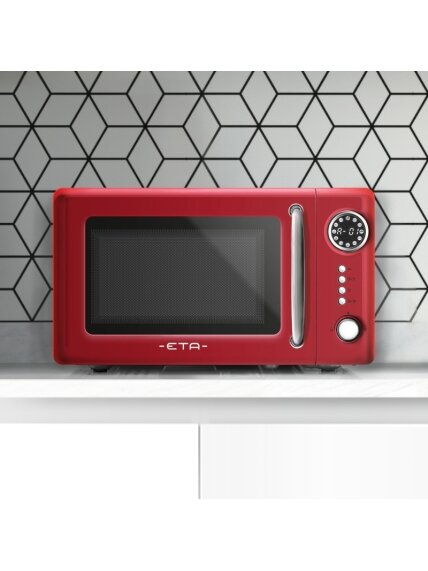 ETA Microwave oven | ETA321090030 Storio | Free standing | 20 L | 700 W | Red 4 ETA Microwave oven | ETA321090030 Storio | Free standing | 20 L | 700 W | Red 4