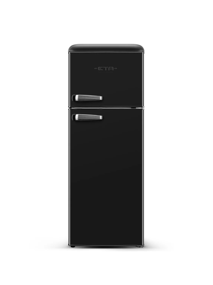 ETA Refrigerator | ETA253890020EN Storio Retro | Energy efficiency class E | Free standing | Combi | Height 148.2 cm | Fridge net capacity 170 L | Freezer net capacity 45 L | 38 dB | Black 1