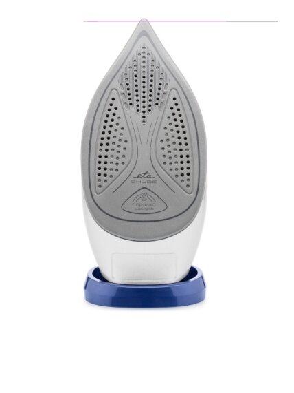 ETA Steam Iron | ETA227690000 Chloe | Steam Iron | 2600 W | Water tank capacity 350 ml | Continuous steam 40 g/min | Silver/Blue 3 ETA Steam Iron | ETA227690000 Chloe | Steam Iron | 2600 W | Water tank capacity 350 ml | Continuous steam 40 g/min | Silver/Blue 3
