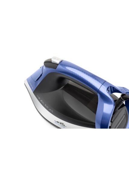 ETA Steam Iron | ETA227690000 Chloe | Steam Iron | 2600 W | Water tank capacity 350 ml | Continuous steam 40 g/min | Silver/Blue 4 ETA Steam Iron | ETA227690000 Chloe | Steam Iron | 2600 W | Water tank capacity 350 ml | Continuous steam 40 g/min | Silver/Blue 4