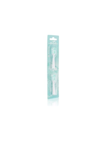 ETA | Toothbrush replacement for ETA0709 | Heads | For adults | Number of brush heads included 2 | Number of teeth brushing modes Does not apply | White ETA | Toothbrush replacement for ETA0709 | Heads | For adults | Number of brush heads included 2 | Number of teeth brushing modes Does not apply | White