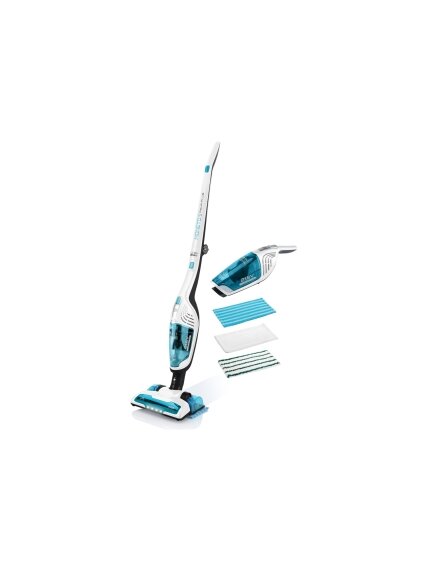 ETA | Vacuum Cleaner | ETA645390000 Moneto II Aqua Plus | Cordless operating | Handstick 3in1 | Washing function | N/A W | 21.6 V | Operating time (max) 50 min | White/Blue ETA | Vacuum Cleaner | ETA645390000 Moneto II Aqua Plus | Cordless operating | Handstick 3in1 | Washing function | N/A W | 21.6 V | Operating time (max) 50 min | White/Blue