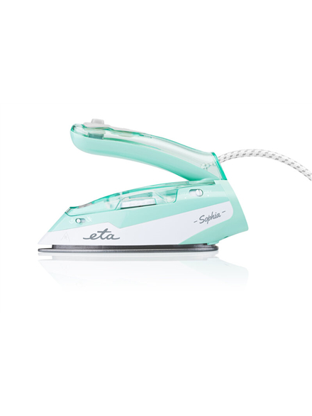 ETA | ETA127190000 Sophia | Steam Travel Iron | 1100 W | Water tank capacity 80 ml | Continuous steam 30 g/min | Steam boost performance 50 g/min | Green/White 2 ETA | ETA127190000 Sophia | Steam Travel Iron | 1100 W | Water tank capacity 80 ml | Continuous steam 30 g/min | Steam boost performance 50 g/min | Green/White 2