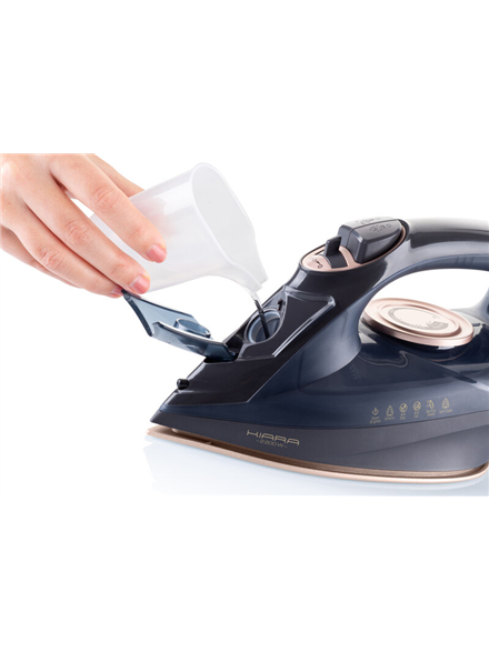 ETA | Iron | Kiara ETA127690000 | Cordless Steam Iron | 2200 W | Water tank capacity 220 ml | Continuous steam 40 g/min | Steam boost performance 90 g/min | Black 8