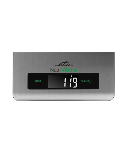 ETA | Kitchen scales with smart application | Nutri Vital | Maximum weight (capacity) 5 kg | Graduation 1 g | Display type LCD | Silver 2