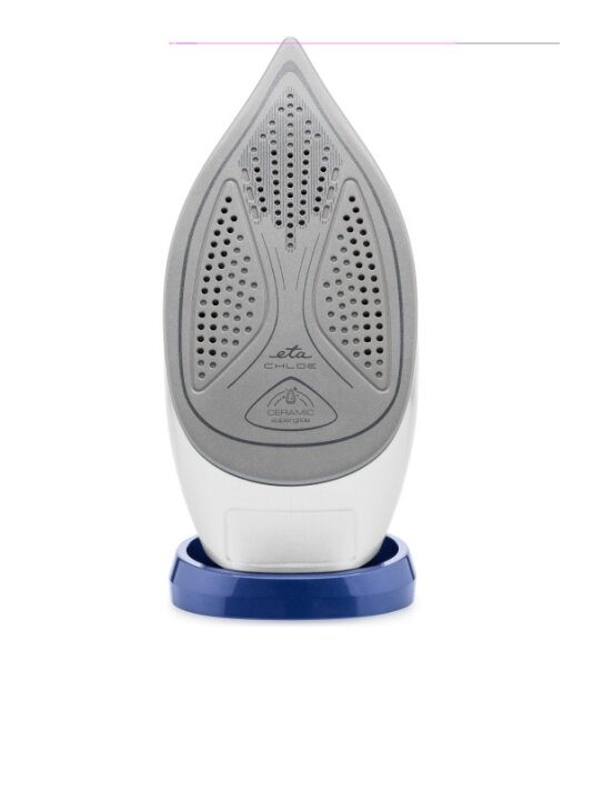 ETA Steam Iron | ETA227690000 Chloe | Steam Iron | 2600 W | Water tank capacity 350 ml | Continuous steam 40 g/min | Silver/Blue 3 ETA Steam Iron | ETA227690000 Chloe | Steam Iron | 2600 W | Water tank capacity 350 ml | Continuous steam 40 g/min | Silver/Blue 3