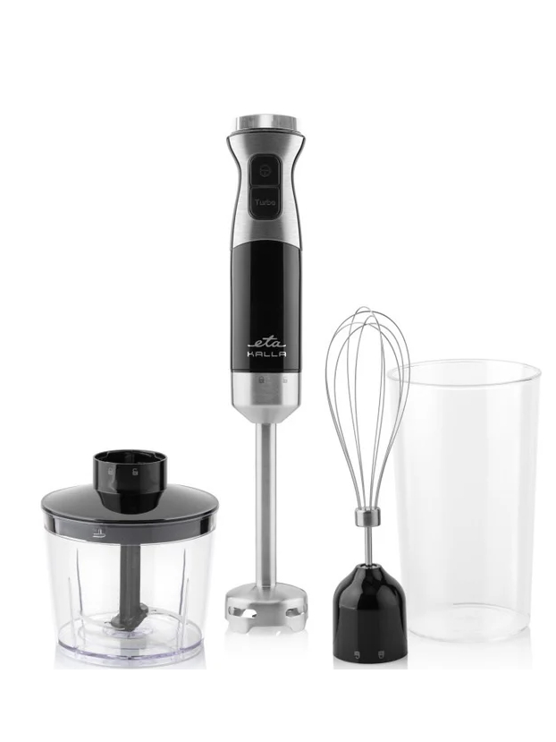 ETA Hand blender | Kalla 3062 90000 | Hand blender | 800 W | Number of speeds 7 | Turbo mode | Black/Stainless steel ETA Hand blender | Kalla 3062 90000 | Hand blender | 800 W | Number of speeds 7 | Turbo mode | Black/Stainless steel