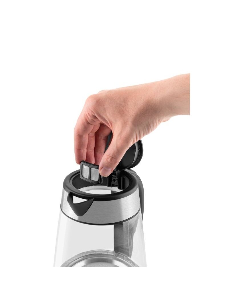 ETA Kettle | Crystela II 1154 90000 | 2200 W | Electric | 1.7 L | Glass | 360° rotational base | Glass 3