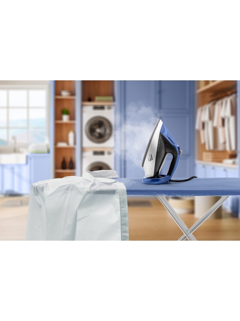 ETA Steam Iron | ETA227690000 Chloe | Steam Iron | 2600 W | Water tank capacity 350 ml | Continuous steam 40 g/min | Silver/Blue 7 ETA Steam Iron | ETA227690000 Chloe | Steam Iron | 2600 W | Water tank capacity 350 ml | Continuous steam 40 g/min | Silver/Blue 7
