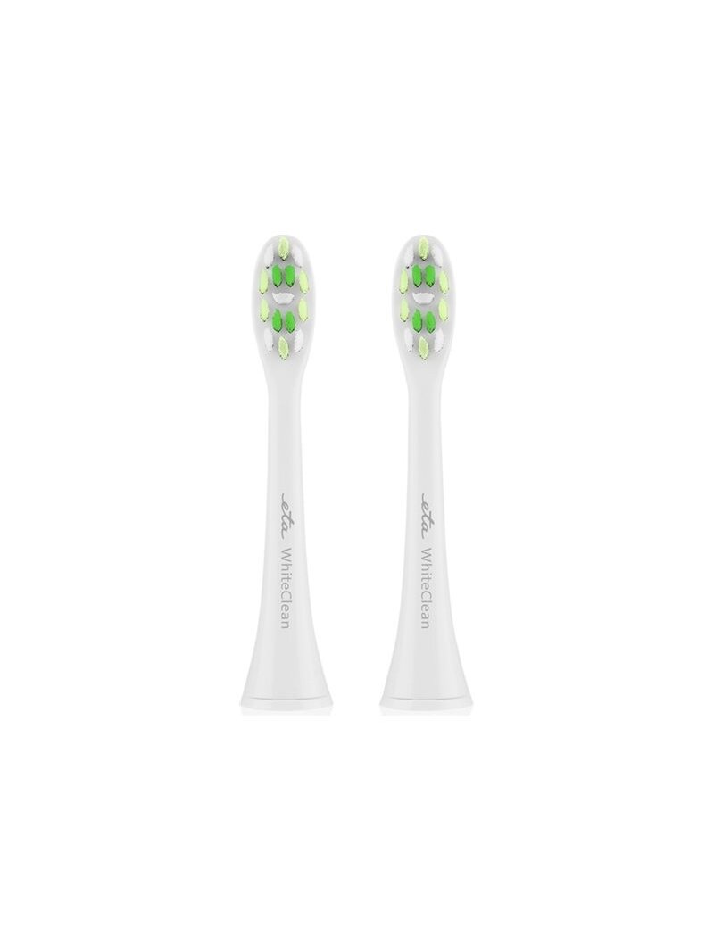 ETA | Toothbrush replacement | WhiteClean ETA070790400 | Heads | For adults | Number of brush heads included 2 | Number of teeth brushing modes Does not apply | White ETA | Toothbrush replacement | WhiteClean ETA070790400 | Heads | For adults | Number of brush heads included 2 | Number of teeth brushing modes Does not apply | White