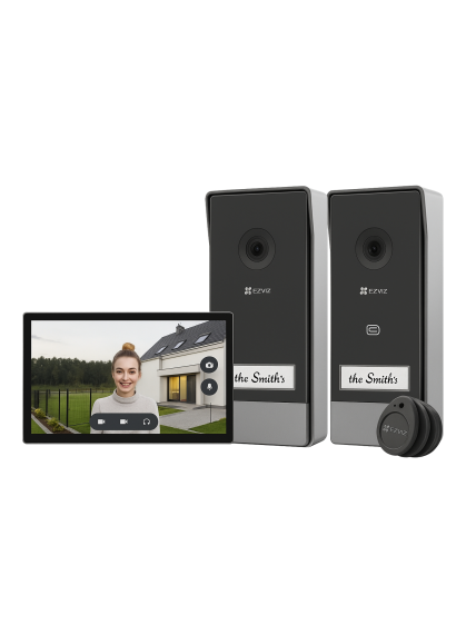 EZVIZ CS-HP7 Doorbell Kit (3MP, 1 screen, 2 doorbells)