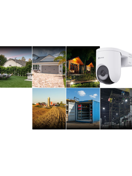 EZVIZ HB8 Lite 4G | PT Battery Camera | Dome | 4 MP | 4mm/F1.6 | IP65 | H.265/H.264 | MicroSD, max. 512 GB 2