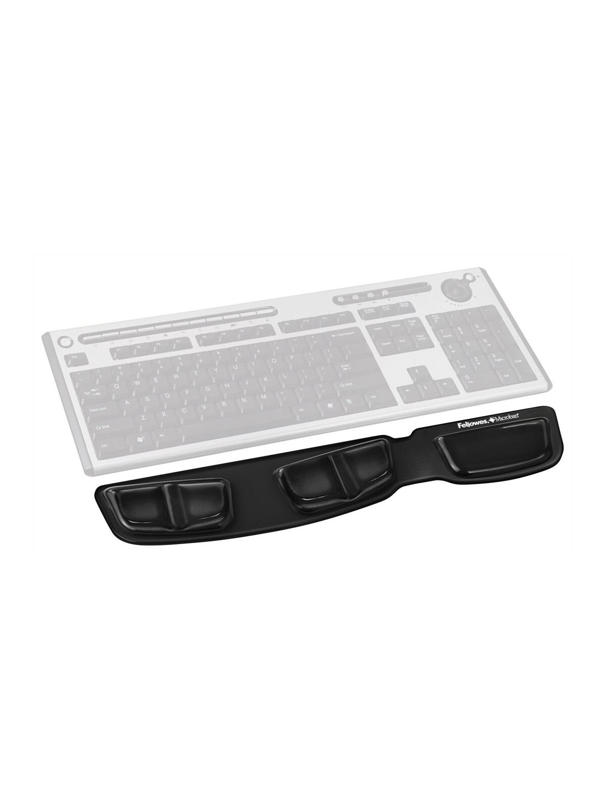 Fellowes Health-V Fabrik Keyboard Palm Support | Keyboard Palm | Black 1 Fellowes Health-V Fabrik Keyboard Palm Support | Keyboard Palm | Black 1